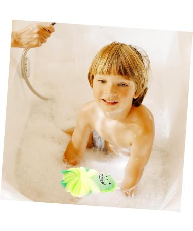 4 Pcs Baby Loofah Bath Scrubbers - Soft & Safe Bathing Supplies | Shower Scrubber & Spa Bath Sponge for Babies - Buy Online on SooperMarket.com