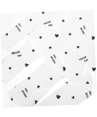 minkissy 6 Pairs Nail Gloves Protector Polyester White - Buy Online on SooperMarket.com