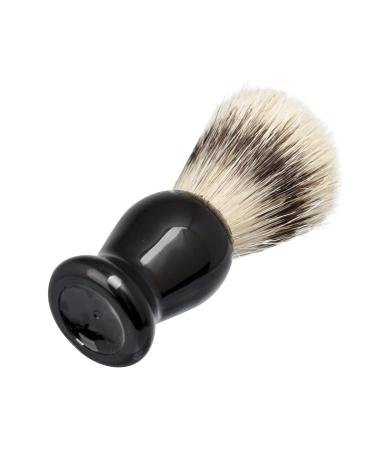 Predolo Hair-Razor Brush - Durable Synthetic Bristles for Facial Cleaning & Comfortable Shaving | Perfect for Home & Travel - Black Handle - Buy Online on SooperMarket.com