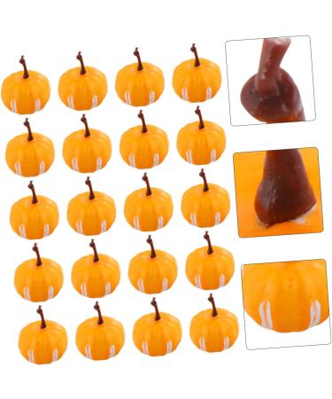 Didiseaon 60 Pcs Simulated Mini Pumpkin Fake Pumpkin Halloween Pumpkin Decoration Simulation Small Pumpkin Simulation Pumpkin Little Pumpkin Foam Manual Yellowx3pcs 2.2X3.4CMx3pcs - Buy Online on SooperMarket.com
