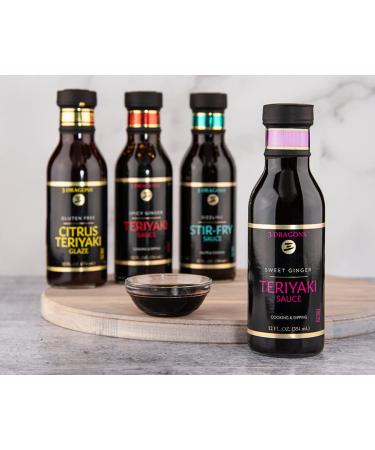 Delizza East West Teriyaki Ginger Sweet Sauce 12 oz - Authentic Asian Flavor - Buy Online on SooperMarket.com