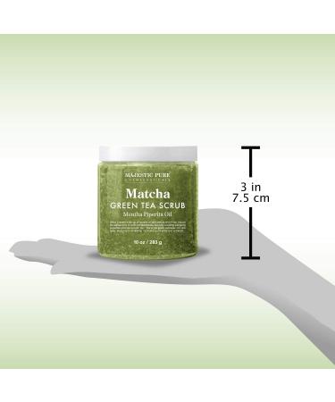 Matcha Green Tea Body Scrub - All Natural Exfoliator & Moisturizer - 10 oz Gift for Her - Buy Online on SooperMarket.com