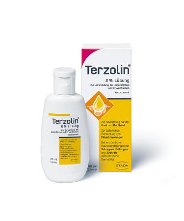 Terzolin medical dandruff treatment 2% solution for use in adolescents and adults 1 x 60 ml 60 ml (1 pack)