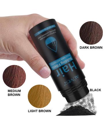 Moulis Hair Fibers with Spray Applicator - Thicker Fuller Hair in 15 Seconds - Light Brown - 2-in-1 Hair Building Kit for Men and Women - Buy Online on SooperMarket.com