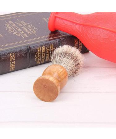 Black Badger Hair Men's Shaving Brush Barber Salon Facial Beard Cleaning Comfortable and Environmentally Attractive Design - Buy Online on SooperMarket.com