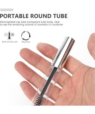 KALLORY 6 Sets Mascara Tube Clear Eyelash Mascara Eyelash Wand Tube Mascara Wand Sample Self Made Travel 10.5X1.5CMx3pcs Assorted Colorx3pcs - Buy Online on SooperMarket.com