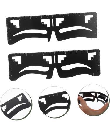 MAGICLULU 10 Pcs Eyebrow Ruler Female Eyebrow Makeup Stencil Makeup Tools Eyebrows Shaper Card Balance - Buy Online on SooperMarket.com