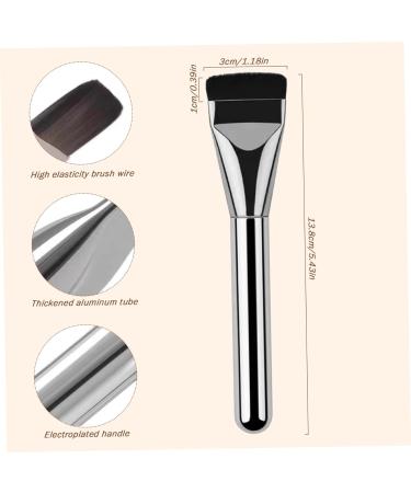 Flat Makeup Brush Flat Brush 5PCS Liquid Brush Streak-Free Ultra Thin Concealer Brush for Liquid Cream Powder Buffing - Buy Online on SooperMarket.com
