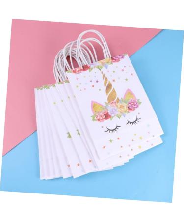 HOMSFOU 20 Pcs Paper Gift Bag Unicorn Gift Bag Unicorn Candy Bag Paper Candy Bag Unicorn Paper Bag Tote Bag Customized - Buy Online on SooperMarket.com