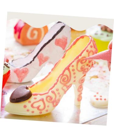 MAGICLULU 2pcs Green Product Mold Fondant Candy Dishwasher Safe Gum Paste Mold High-Heeled Shoes Chocolate Mold High-Heeled Shoes Mold Sheos Mold Chocolate 3D High Heel Shoe Mold White mediumx2pcs Whitex2pcs - Buy Online on SooperMarket.com