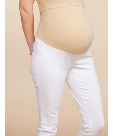 Motherhood Maternity Women's White Business Casual Pants - XS | Stylish and Comfortable Maternity Wear - Buy Online on SooperMarket.com