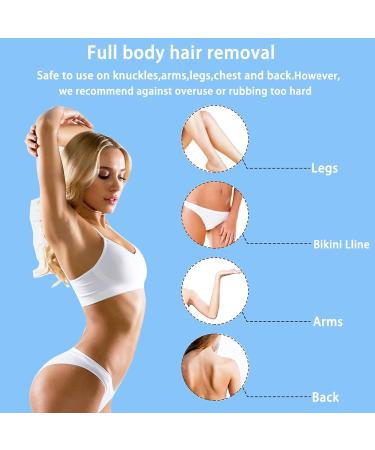 Crystal Hair Eraser Painless Hair Removal Tool Magic Nano Crystal Hair Eraser Painless Hair Remover for Men & Women Physical Epilator Apply to Any Part of Body Fast & Easy Hair Removal (Rose) - Buy Online on SooperMarket.com