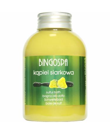 Sulfur bath sulfur bath foam bubble baths bath additives for calluses skin care hair care 500ml BINGOSPA