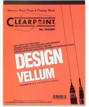 Staedtler Mars Vellum Paper 16 Rag 8.5 x 11 Inches Plain - 50 Sheets per Pad - Buy Online on SooperMarket.com