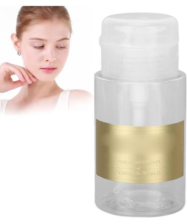 Nail Polish Remover Pump Bottle Dispenser 150ml Push Down Cleanser Dispenser Bottle Travel Empty Liquid Container Clear Empty Refillable Pump Dispenser for Nail Makeup Remover - Buy Online on SooperMarket.com