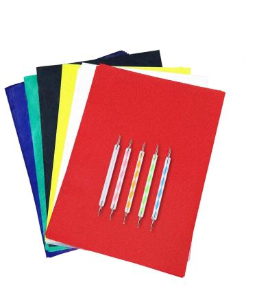 120pcs A4 Transfer Paper with 5pcs Embossing Stylus Tracing Paper Copy Paper Carbon Water-Soluble Transfer Paper for Transfer Pattern on Fabric Wood Cross Stitch Cloth Paper  Hand Painting