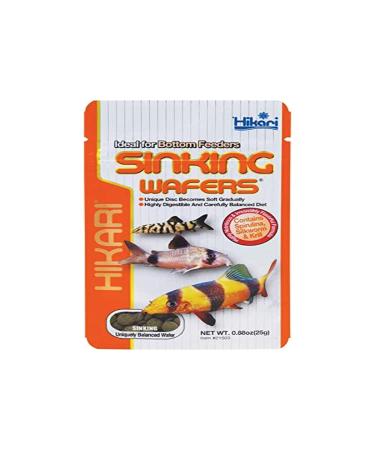 Hikari Tropical Sinking Wafers Fish Food, 0.88 oz (25g) .88 Ounces