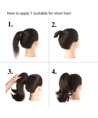 CJL 12 Ash Blonde Curly Clip-In Ponytail Extension - Synthetic Hairpiece for Women - Buy Online on SooperMarket.com