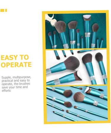POPETPOP 1 Set Diamond Makeup Brush Artificial Fiber Miss Turquoise Beauty Tools - Buy Online on SooperMarket.com