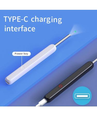 PLGEBR Ear Wax Remover Wireless Otoscope Earwax Removal Tool Camera WiFi Endoscope Cleaner with Visual LED Light Ear Scope HD Ear White+black free size - Buy Online on SooperMarket.com