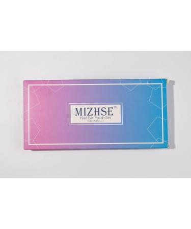 MIZHSE Pearl Gel Nail Polish Set - 6 Shimmer Colors | Pearlescent Shell Glitter | Soak Off UV Lamp Gel | White, Pink, Blue | BKJGLW208 - Buy Online on SooperMarket.com