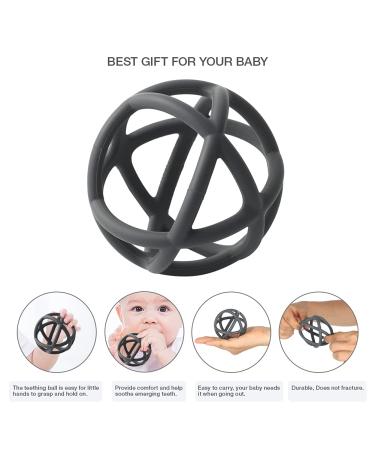 Buy BPA-Free Silicone Baby Toy Grasping Toy & Teething Ring - Safe Apricot Color for Infants - Buy Online on SooperMarket.com