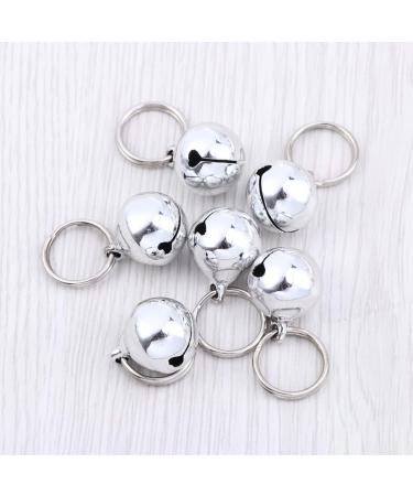 Balacoo Pet Bells 10pcs Cat Dog Bells Pet Collar Accessories Pet Training Bells for Kitten Collars Puppy Collars Silver - Buy Online on SooperMarket.com
