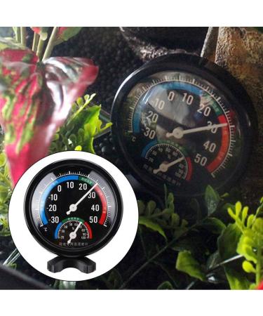Reptile Thermometer 2 in 1 Reptile Terrarium Tank Temperature Hygrometer with Stand Base for lizard Tortoise Spider Chameleon Pet Rearing Box - Buy Online on SooperMarket.com