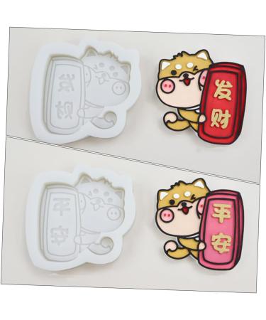 NUOBESTY 4 Pcs Shiba Inu Drawing Stencil Silicone Molds De Para Gelatinas Handmade Craft Mold Crystal Plaster - Buy Online on SooperMarket.com