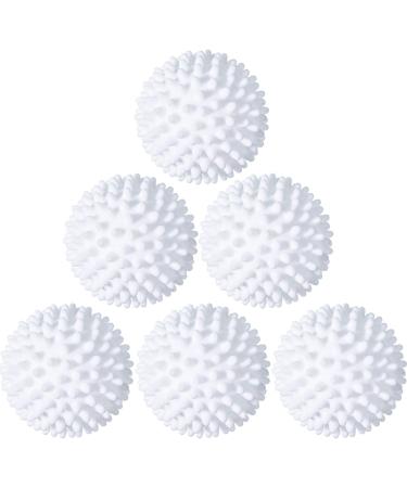 Teppich 6PCS White Dryer Balls Laundry Balls Softener Alternative
