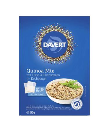 Davert - Quinoa Mix Millet Buckwheat in cooking bag - 250 g - Pack of 6