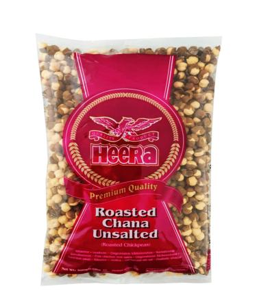 Seelans Superstore Heera Roasted Unsalted Chana 300g (Pack of 2)-Roasted Chickpeas Rich in Health Benefiting Properties-Inhibits Overeating and Keeps Hunger Pains at Bay