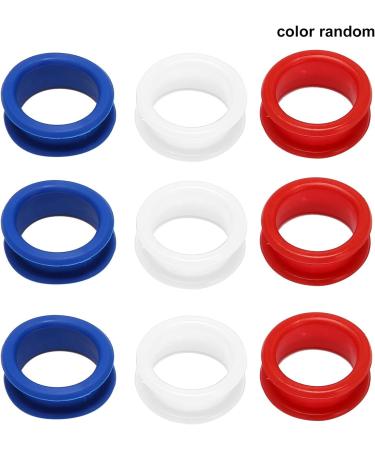 jayzee 50 Pieces Silicone Finger Rings for Scissors Adds Hair Cutting Styling Tools Accessories Mixing Colours - Buy Online on SooperMarket.com