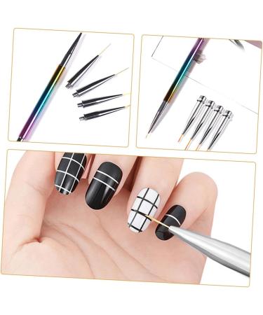 minkissy 1 Set Nail Art Drawing Pen Nails Brush Pen Nail Design Liner Nail Salon Supplies Manicure Painting Manicure Tools Manicure Drawing Tool Nail Painting Design Brush Painted - Buy Online on SooperMarket.com