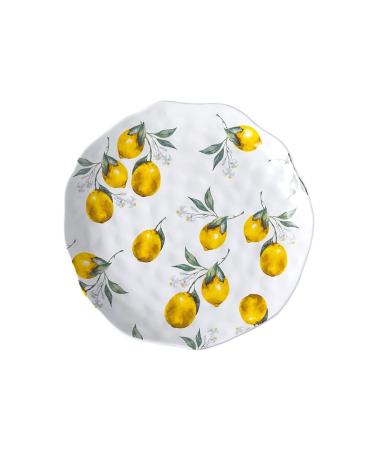 Serving Plates Creative Dinner Plates Lemon Irregular Flat Dinner Steak Salad Plate Snack Plate Household Vegetable Plate Cake Dish Home Kitchen Tableware for Appetizer Dinner and Desserts (Color : 8 Inch