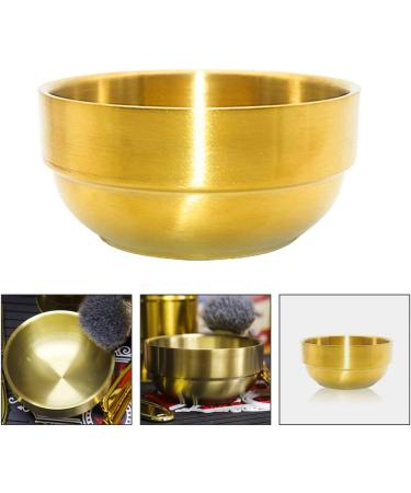 Angoily 3pcs Foam Dishwasher Tool - Man Face Stainless Steel Hairdressing Accessory Set - Golden 9x9x4.9CM - Buy Online on SooperMarket.com