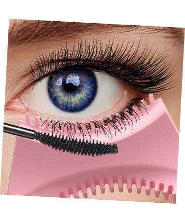Healeved 8 Pcs Mascara Brush Lash Tool Eyeliner Aid Makeup Lipstick Mascara Eyelash Shield Pink - Buy Online on SooperMarket.com