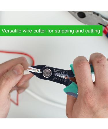 Jetisva Precision Wire Strippers Electrical Side Wire Cutters Heavy Duty Small Cable Cutters Flush Cutting Pliers Cable Snips with Anti-Slip Handle and Spring for 10-20 AWG Stranded Copper Craft - Buy Online on SooperMarket.com