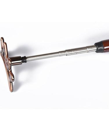 TGA Sports Brown Retractable Billiards Pool Bridge Stick with Removable Plastic Head - Buy Online on SooperMarket.com