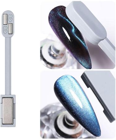 lmoikesz Nail Magnets Stick Cat Eyes Double-Headed Manicure Tool Multi-function Effect Powerful for Home Salon Studio Decor - Buy Online on SooperMarket.com