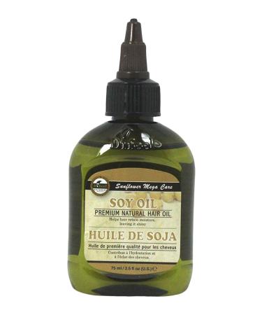 Difeel Sunflower Premium Natural Hair Oil  Soy  2.5 Ounce Soy Soy