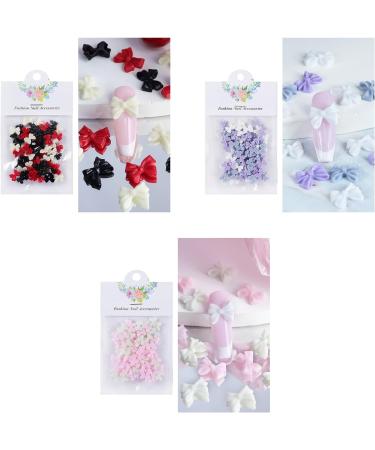 50pcs Mixed Color Resin Nail Embellishments Create Unique Designs Flat Back 3D Nails Art Decoration For Women Accessories For Nails - Buy Online on SooperMarket.com