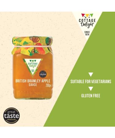 Cottage Delight British Bramley Apple Sauce 200g - Buy Online Now! - Buy Online on SooperMarket.com