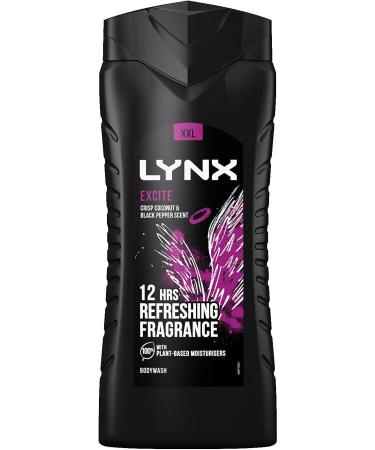 Lynx 12 Hour Refreshing Excite Shower Gel 500 with Lynx 48 Hour Excite Body Spray 250ml Leaving you smelling great Dermatologically Tested Keep Smelling Irresistible! - Buy Online on SooperMarket.com