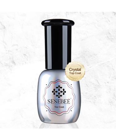 15ml Gel Top Coat and Base Coat Set No Wipe Top Coat Base Coat Soak Off Set LED Lamp Dry Clear Shine Gloss Mirror Long Lasting Nail Art Gel Polish Resin Tested Formul (Crystal Top Coat)