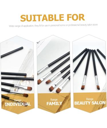 Angoily 100pcs Eye Shadow Brush Face Makeup Foundation Beauty Kit Handle Powder Applicator Miss Girl - Buy Online on SooperMarket.com