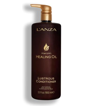 L'ANZA Keratin Healing Oil Lustrous Conditioner 32 Fl Oz - Nourishing Hair Treatment - Buy Online on SooperMarket.com
