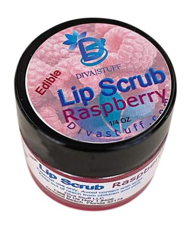 Diva Stuff Ultra Hydrating Lip Scrub - Gentle Exfoliation & Moisturizer Raspberry Flavor oz - Soft Lips (Made in USA - Buy Online on SooperMarket.com