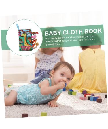 Vaguelly Tear-Resistant Fabric Book Set for Toddlers | Soft Touch & Feel Baby Books | Quiet Book Toys for Babies - Buy Online on SooperMarket.com