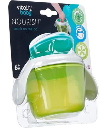 Vital Baby NOURISH Snack Pot - Non-Spill, Easy Grip Handles, Seal Lid - Buy Online on SooperMarket.com